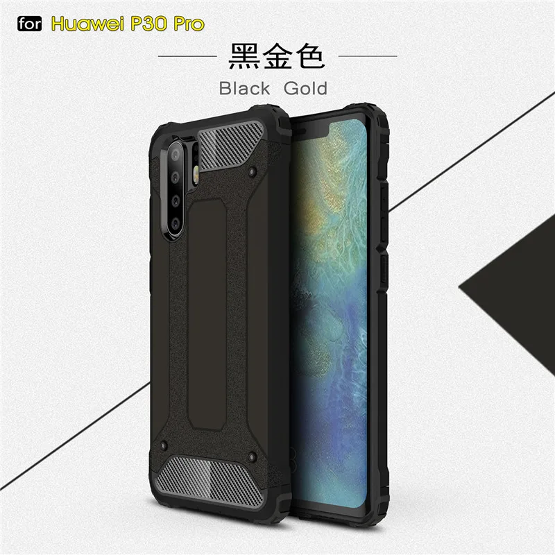 Чехол для Huawei P8 P9 Lite P10 Plus P20 P30 Pro гибридный армированный ПК силиконовый чехол P30Pro