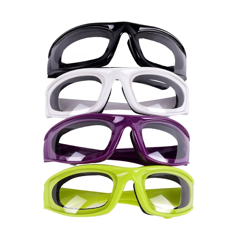 4 Colors Kitchen Onion Goggles Tear Free Slicing Cutting Chopping