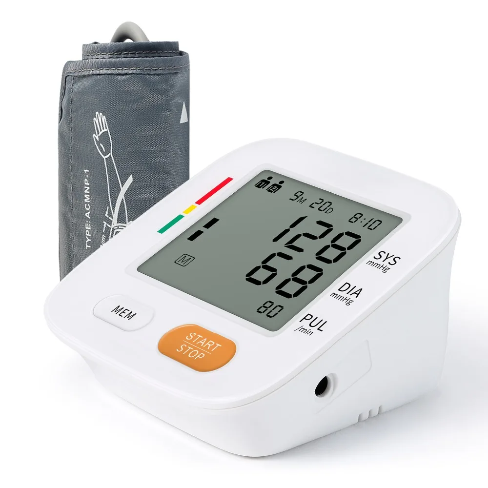 

LANDWIND Automatic LCD Digital Upper Arm Blood Pressure Monitor Medical Equipment Heart Beat Rate Pulse Meter Tonometer