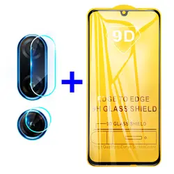 Защитная пленка для камеры 9D, закаленное стекло для huawei Honor 10 lite 10i 20i 8X P Smart Plus 2019, полное покрытие, Защитное стекло для экрана