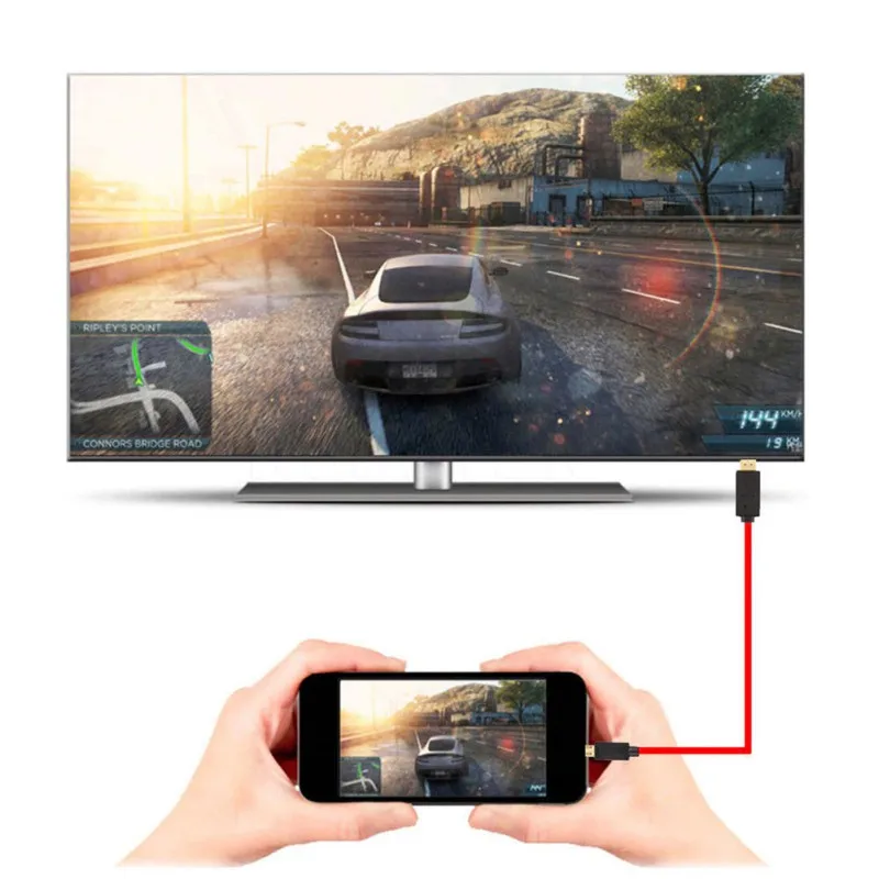 Адаптер с Micro USB на HDMI MHL 1080P HD ТВ-кабель адаптер для телефонов Android Samsung 11 PIN |