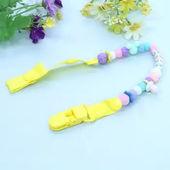 

Original Enssu Brand Baby Pacifier Clip Chain Kids Pacifier Clip Newborn Dummy Pacifier Chain Clip Holder Baby Nipple Feeding