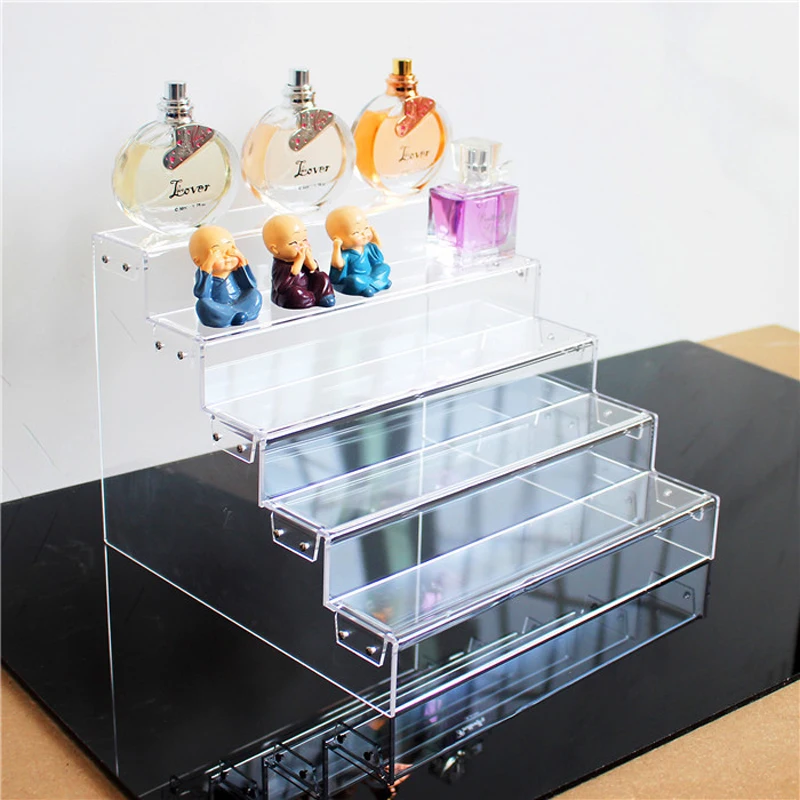 

Multi-Layers Transparent Lipstick Nail Polish Holder Display Stand Clear Acrylic Portable Makeup Storage Organizer Rack