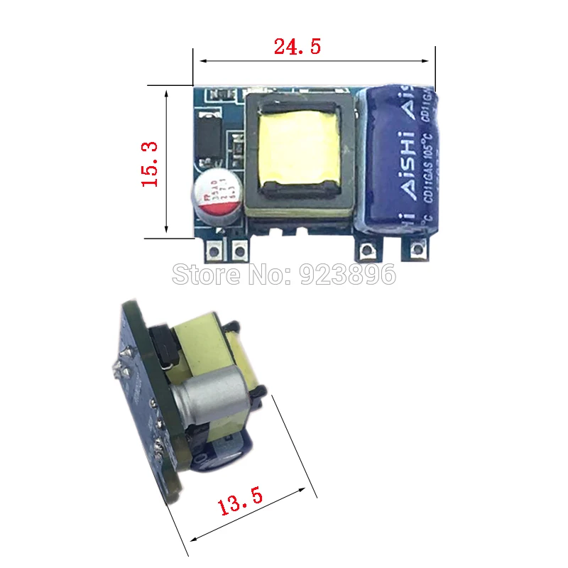 AC-DC 220 до 5 В небольшой объем изолированный импульсный источник питания 5V3W прецизионный понижающий модуль X442