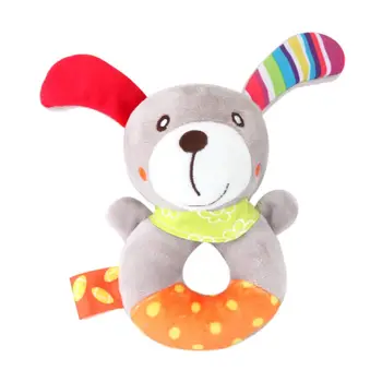 

2019 Newborn Baby Toys 0-12 Months Cartoon Animal Owl/Elephant Baby Boy Girl Rattles Hand Bell Infant Toddler Plush Toys