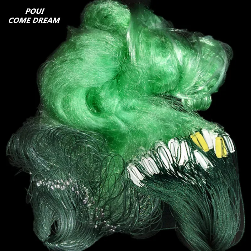 H3m*L100M quality new cast net fish trap three layer sticky fishing net china pesca fishing network gill net Fishing tools