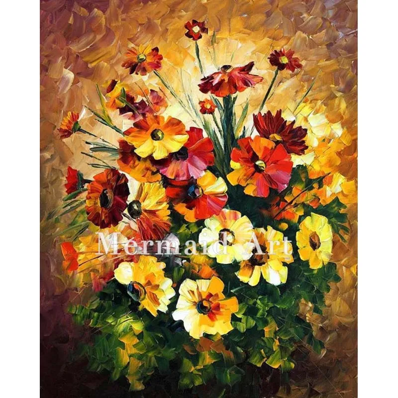 

Hand Painted Oil Painting On Canvas For Abstract Songs Of My Heart Thick Palette Knife Painting Living Room Wall Decor Artwork