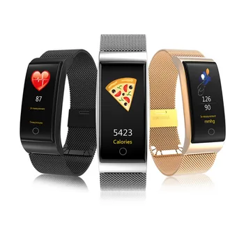 

F4 Sports Smart Bracelet Heart Rate Blood Pressure Monitoring Step Counter Fitness Tracker Watch Wristband Band