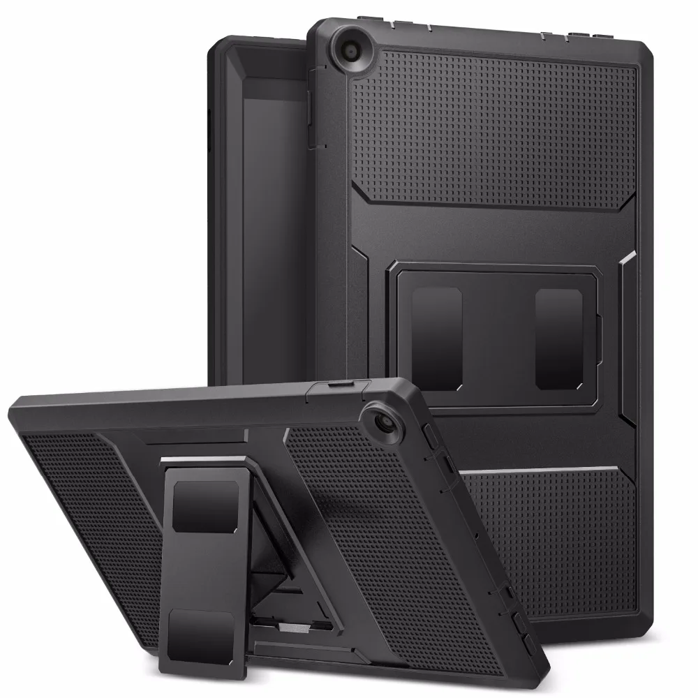 

MoKo Case for All-New Amazon Fire HD 10 Tablet (7th Generation, 2017 Release) - [Heavy Duty] Shockproof Full Body Rugged Cover