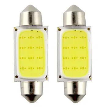 

2017 Pro 5pcs/lot Car COB C5W DC12V Festoon Interior Car LED Bulbs Lamp Lights