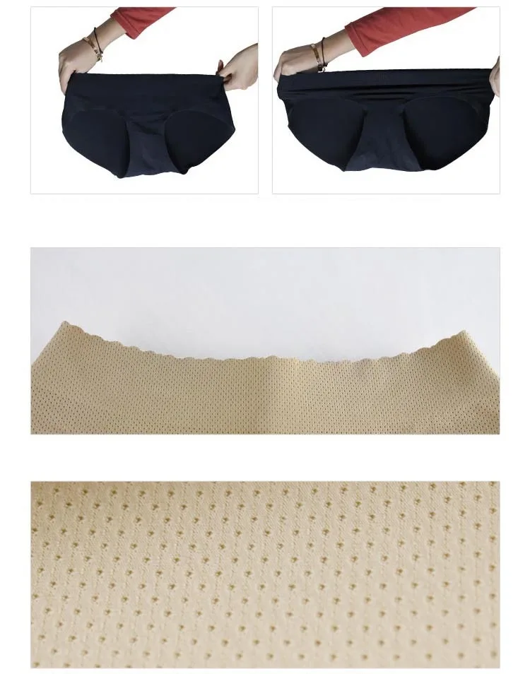 Amazing Lady Seamless Briefs Bum Padded Butt Enhancer Hip Up Underwear Panties S-XL Free Shipping 11