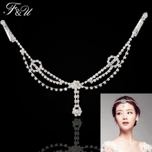 F& U, модная женская цепочка с когтями, металлическая цепочка на голову из цинкового сплава, вечерние украшения на голову