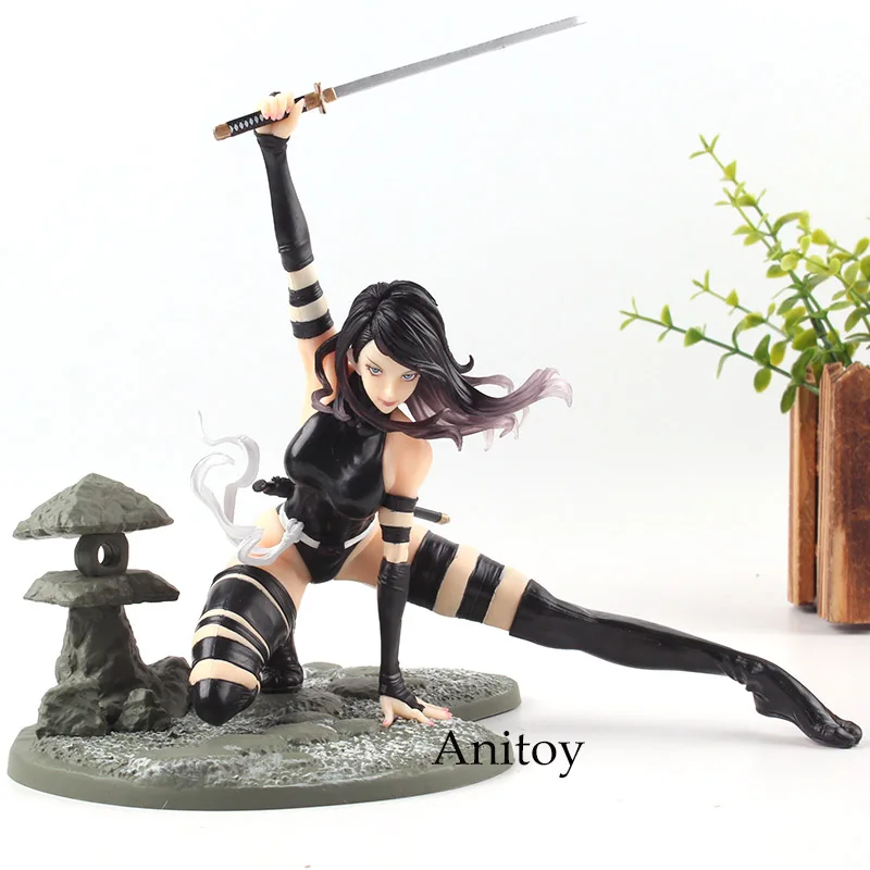 

Marvel Legends Bishoujo Figure Statue X-Man Psylocke Action Figure X-Force Ninja Outfit PVC Collection Kotobukiya Models Toys