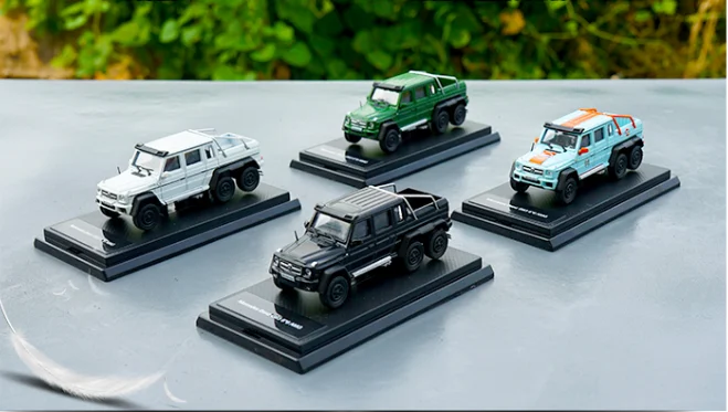 

4 color 1:64 MB G63 6X6 AMG alloy car toys for children diecast model car Birthday gift freeshipping