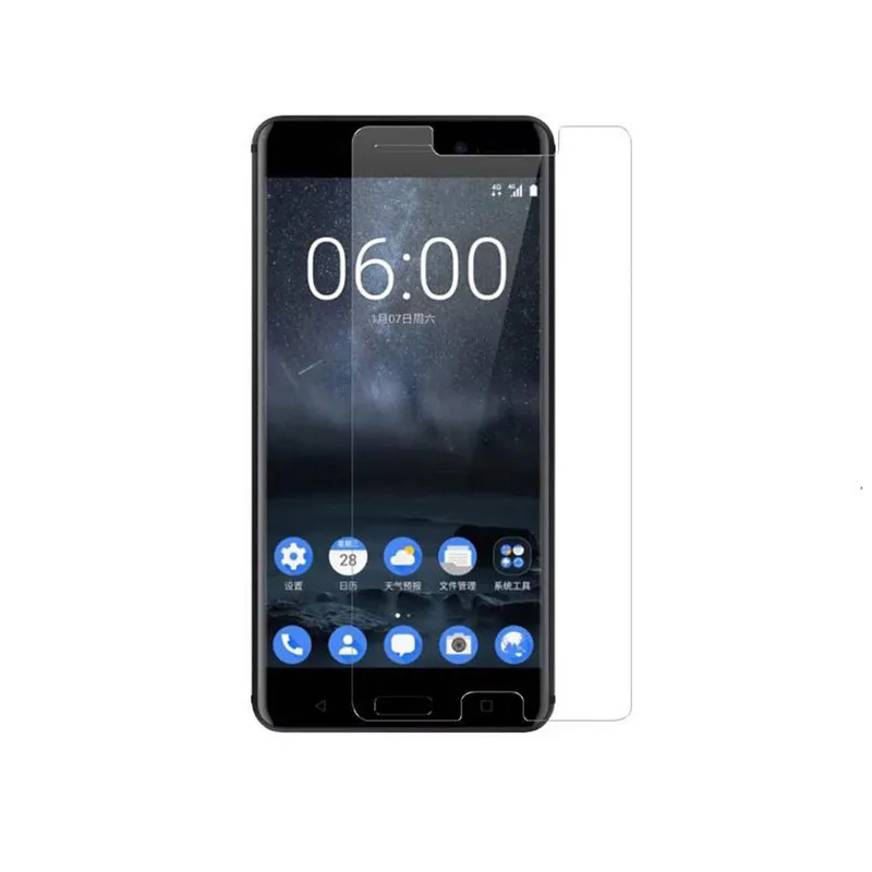 Закаленное Стекло Экран протектор для Nokia 1 2 3 5 6 2018 7 плюс 8 Sirocco Nokia7 Nokia6 спереди