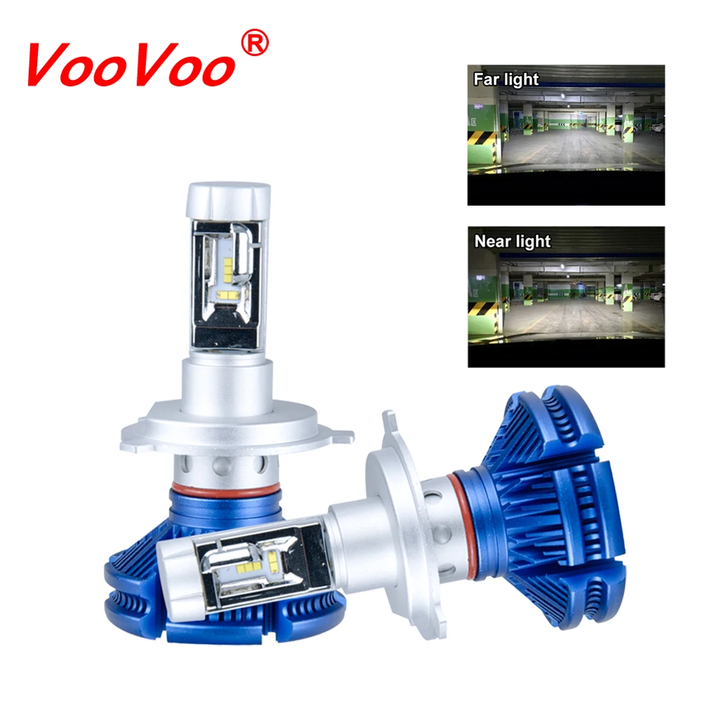 2Pcs H4 LED H7 H11 H1 H8 9006 HB4 HB3 H9 9005 Car Headlight Bulb Lamp ZES Chip 12000LM Automobiles Lights 6500K 12V 24V | Автомобили и
