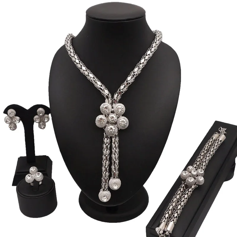 african silver jewelry set african wedding jewelry set women necklace