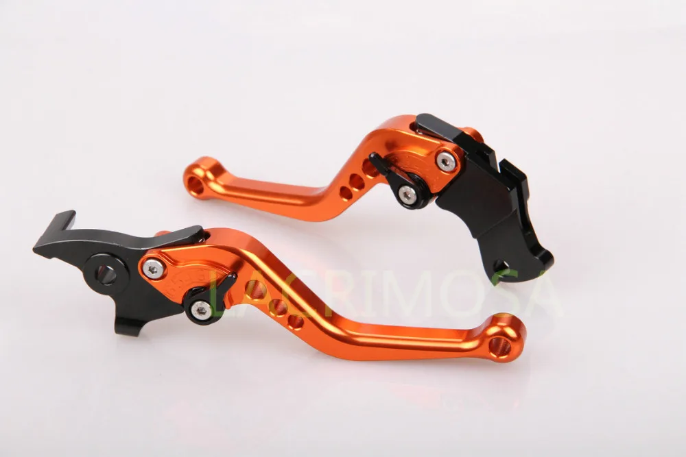 Short CNC Brake Clutch Levers For KTM 1290 Super Duke R 2014 Orangein