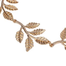 Фестиваль Gold Leaf греческий Гирлянда хиппи лоб руководитель группы волос