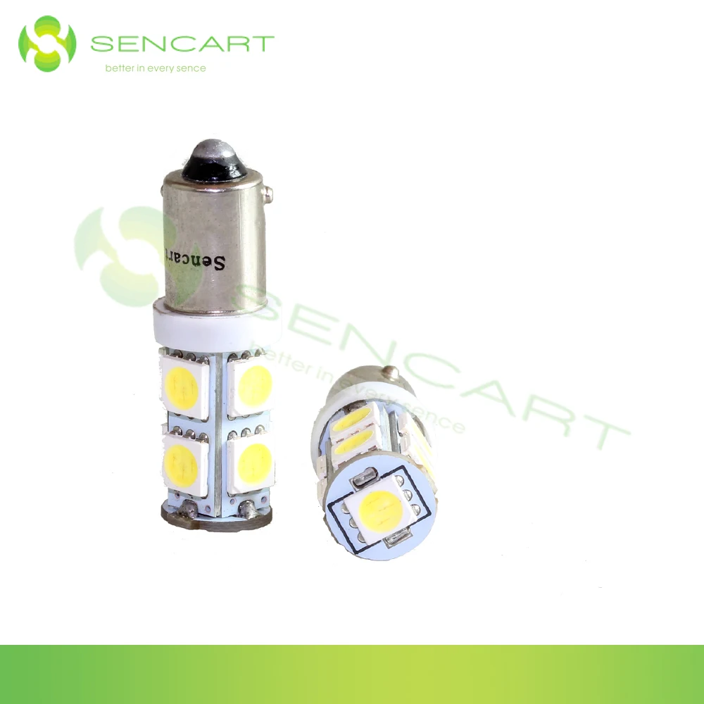 2 шт. BAX9S BA9S 9SMD 9 светодиодный 5050 автомобилей Светодиодный Маркер глаза ангела