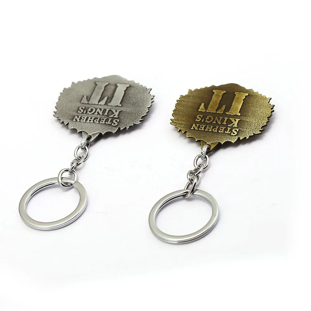 J Store популярный брелок для ключей из фильма Stephen King's It бронзовый женщин мужчин