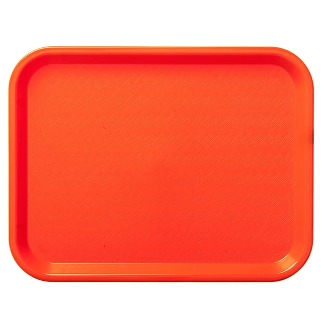 new 1 pcs plastic plates tray dishes fast food storage tray coffee plastic sheet tray