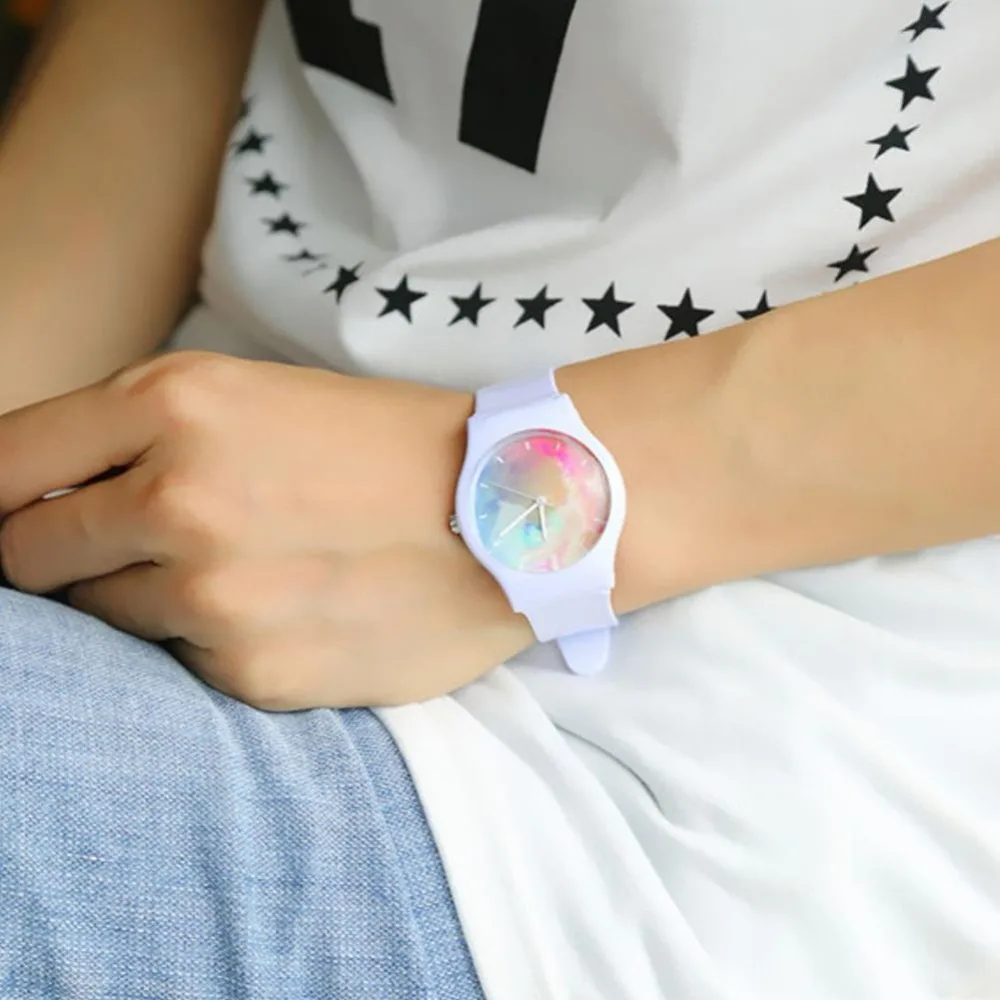 2018 Лидирующий бренд для женщин модные часы творческий часы женские часы для мужчин часы нейтральный relojes para mujer relogio Баян коль saati
