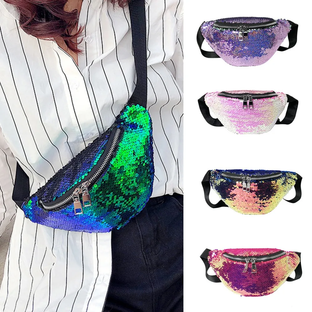 

Fashion Women Pearl Crossbody Bag Sequins Chain Leather Colorful Messenger Bag 0508