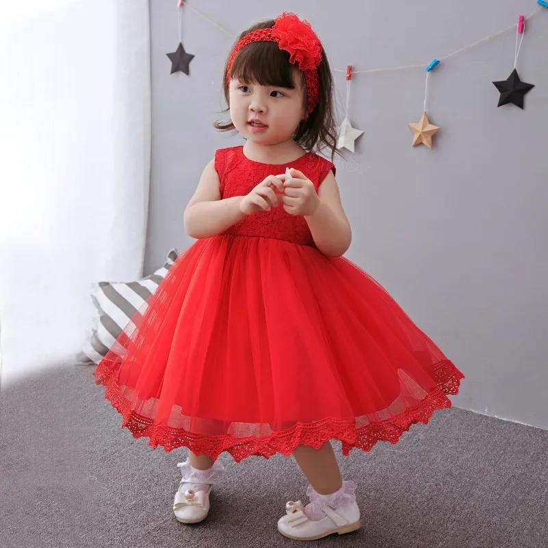 Brand Baby Girls Dresses  for 2  Year  Birthday Baby Clothes 
