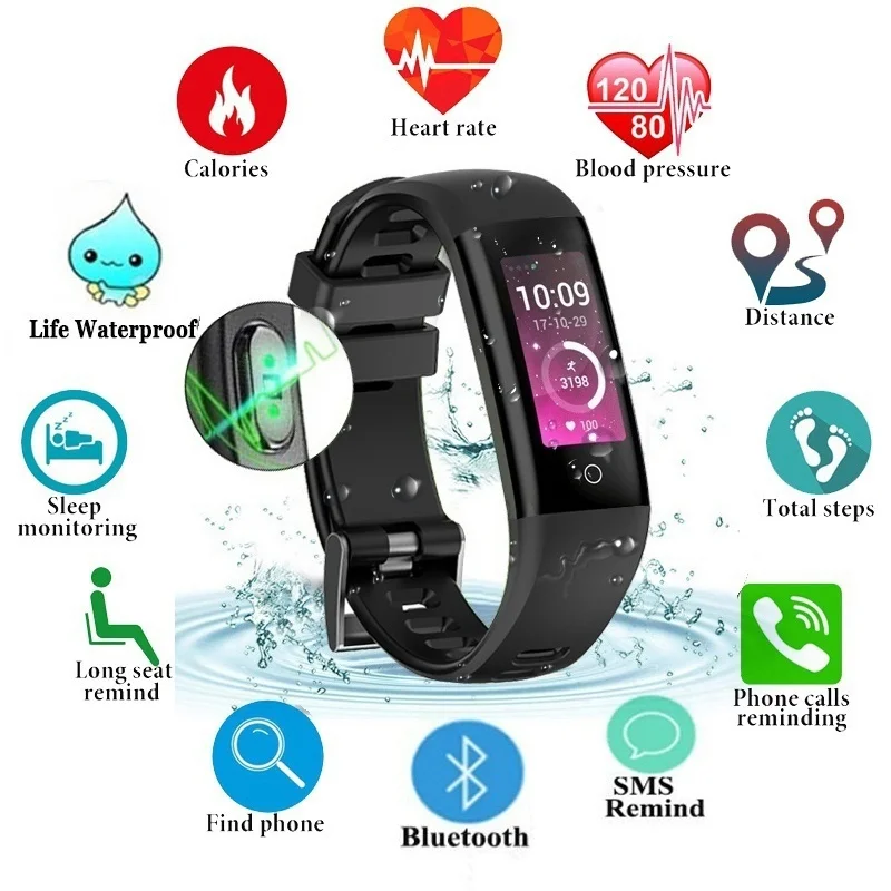 Newest Smart Wristband 3 Model G16 Heart Rate Monitor Fitness Tracker Smart Bracelet With Blood