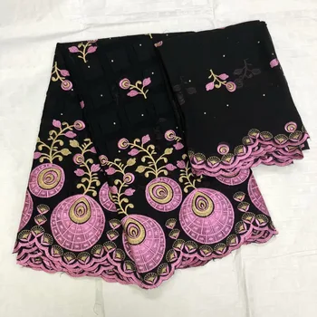 

TL(5 + 2 yards / set) High Quality 100% Cotton Swiss Lace Fabric African Barry lace Fabric Plus Chiffon Shirt lace Party! F31011