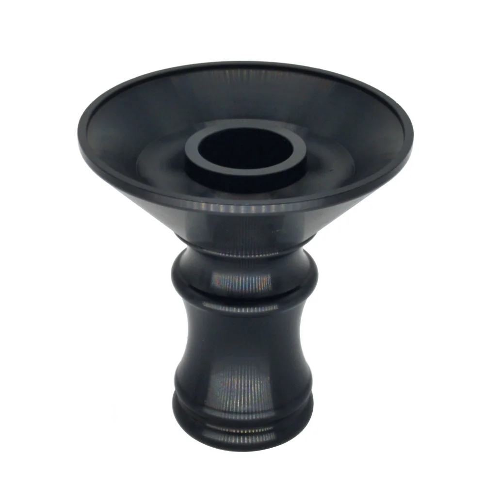 LOMINT Black Aluminum Hookah Tobacco Bowl For Shisha Hookahs Chicha