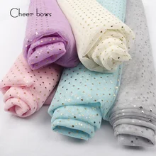 Cheer лук кружевной ткани Золотой декоративный домашний текстиль для платья DIY ручной работы текстильные материалы для ручных поделок для пошива швейных изделий