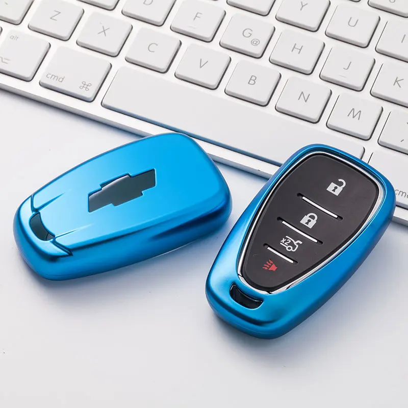

Car Styling TPU New CarKey Case Shell Cover Protector Fit For Chevrolet Cruze Camaro Sonic Trax 2014 2015