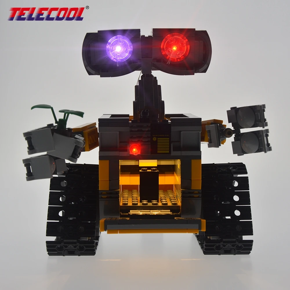 

TELECOOL Led Light Kit For Idea Robot WALL E Flashing Eye Light Set Compatible With 21303 And 16003 (NOT Include The Model)