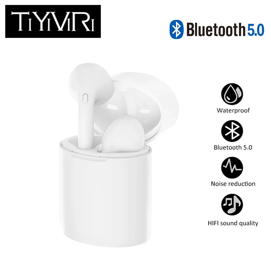 

TiYiViRi X10 Bluetooth Earphone 5.0 Noise Cancelling Stereo Wireless Headphone Earbuds with Microphone for iphone xs max x