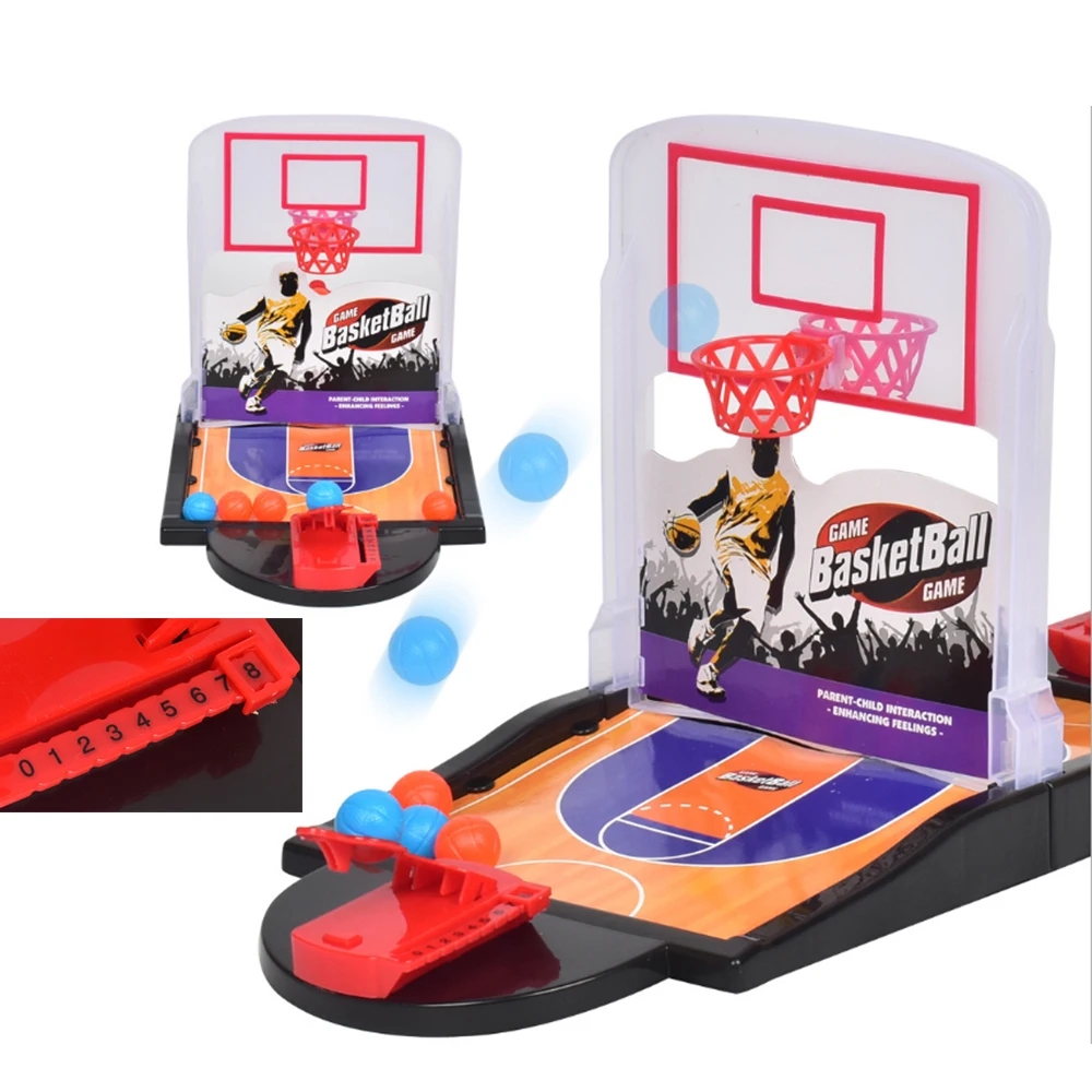 Мини-баскетбольная площадка двойной палец отжимание баскетбольная площадка для запуска баскетбола родитель-ребенок интерактивные настольные игрушки