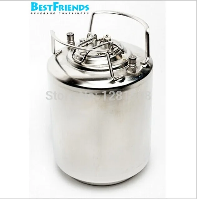 

12L keg Brand New Stainless Steel 304 Ball Lock Cornelius style Beer Keg 12Liter, Closure Lid with Pressure Relief Valve