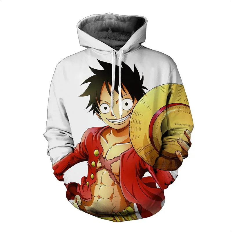 

Fashion One Piece Anime Hoodies Men pullovers Women Hooded Casual Long Sleeve 3D Print One Piece 3D Hoodies luffy sweatshirt