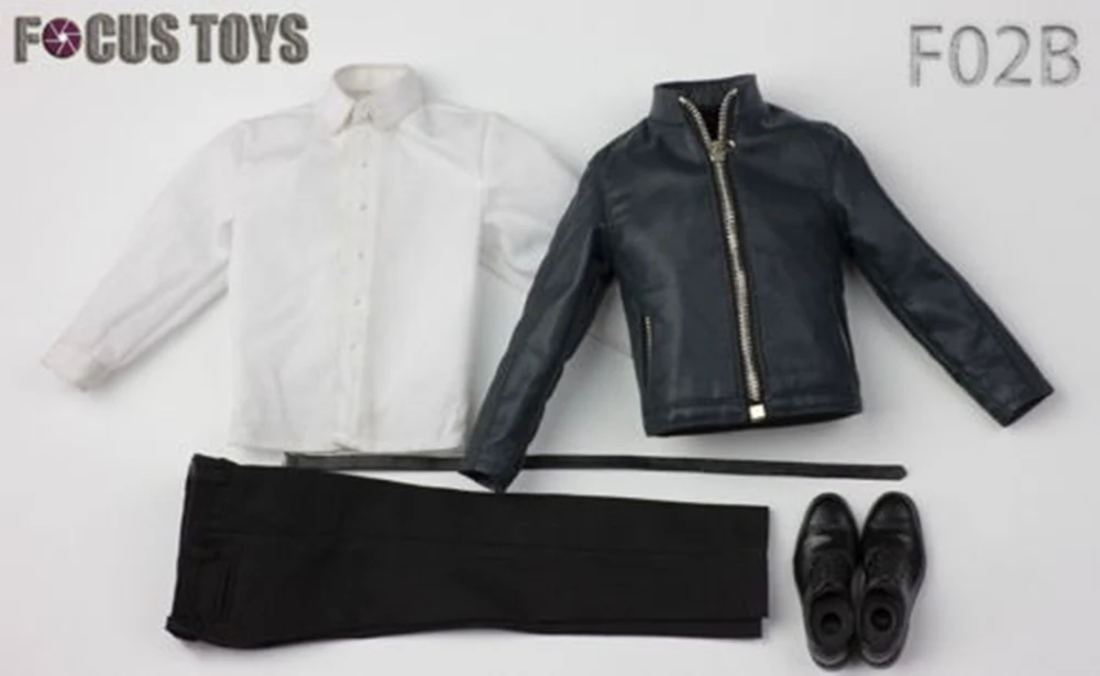 

Action figure Clothing set 1/6 F02B F02A Male Motorcycle Jacket Clothing Suit For 12" Soldier Figure no head no body