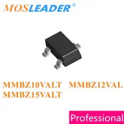 Mosleader 1000 шт. SOT23 MMBZ10VALT1G MMBZ12VALT1G MMBZ15VALT1G MMBZ10VAL MMBZ12VAL MMBZ15VAL