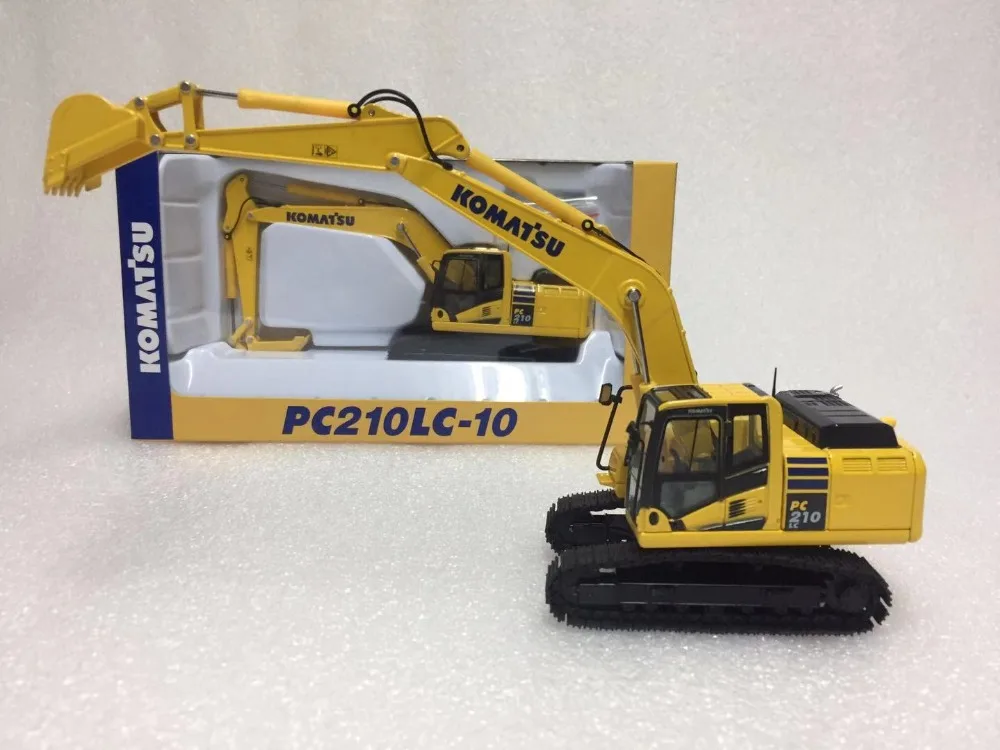 DieCast Model 1:50 Scale Komatsu PC210-10 Hydraulic Excavator Construction Vehicle for Toy Collection,Decoration,Gift