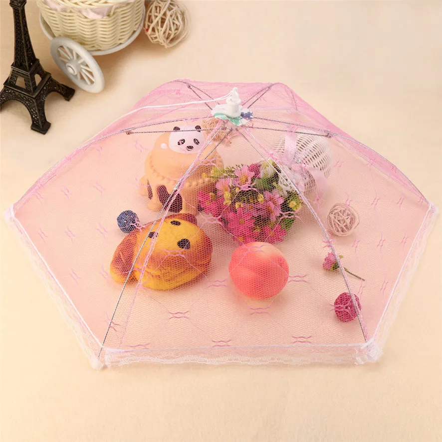 

New arrival items 2017 Hot Kitchen Food Umbrella Cover Picnic Barbecue Party Fly Mosquito Mesh Net Tent NEW Dropshipping #0814