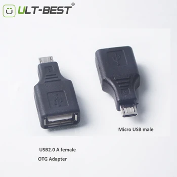 

ULT-Best Wholesale Micro USB Male to USB2.0 Female OTG Adapter Converter Connector data Sync OTG for Samsung Xiaomi