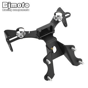 

Moto Adjustable Angle License Number Plate With Indicator Light Holder Bracket For Yamaha MT 09 MT09 2013-2016 MT10 2015-2018