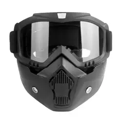 LESHP Винтаж мотокросса очки Велоспорт глаз Ware MX Off Road лыжные шлемы с очками с Регулируемый эластичный ремешок