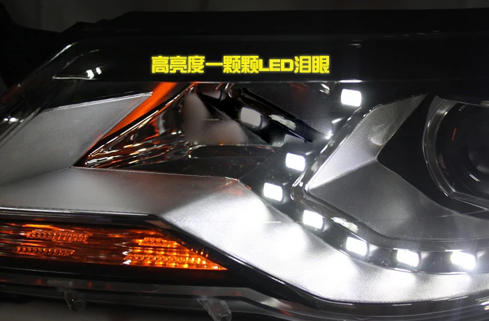 HID, 2009~ 2012, автомобильный Стайлинг для Tiguan фар, sharan, Golf6, routan, saviro, polo, passat, magotan, Tiguan Головной фонарь