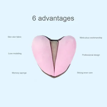 

Memory Foam Waist Cushion Yoga Lumbar Comfort Travel Pillow for Office Car Airplane All-shipping