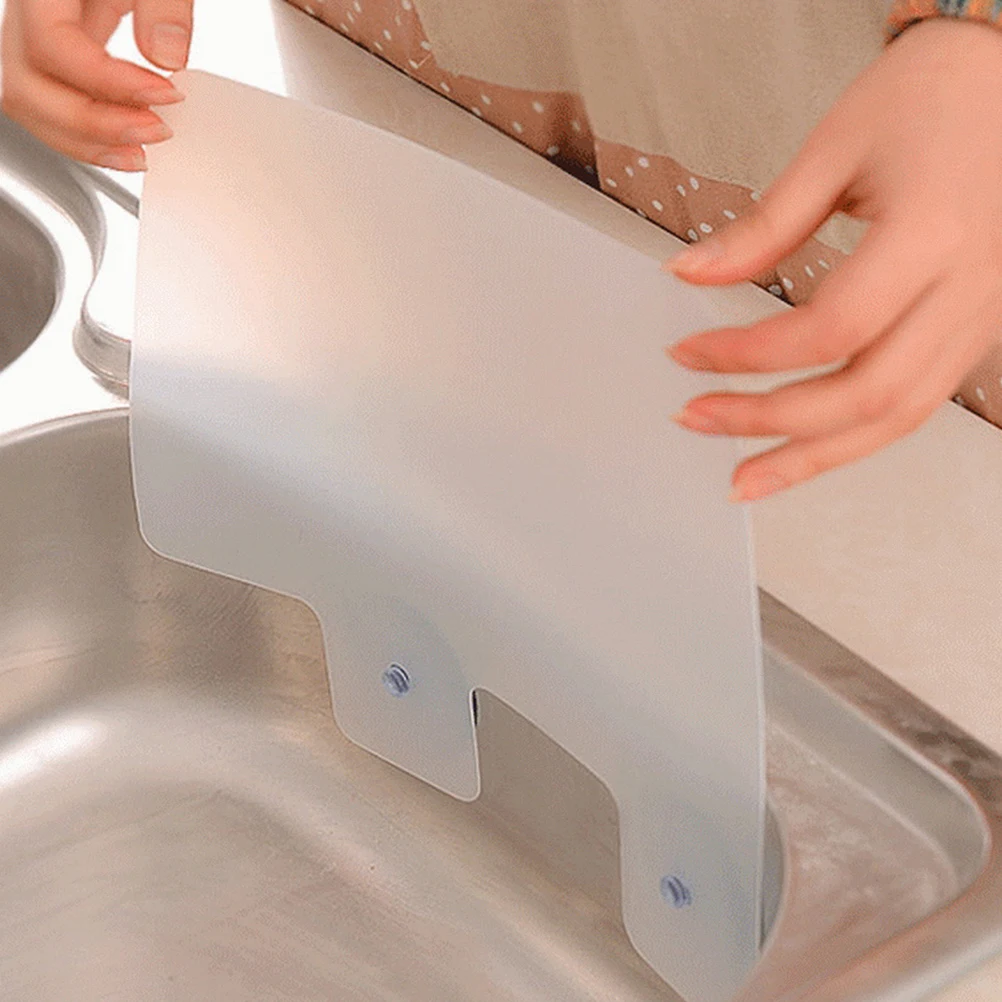 Kitchen Organizer Shelf Prateleira Wall Shelf Sucker Splash Water Baffle Pool Board Kitchen Rack Bathroom Accessories Sink Shelf