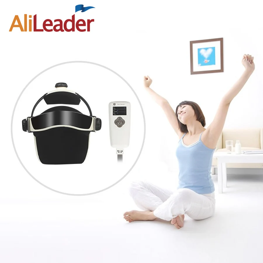 AliLeader, массажер для головы, вибрационное музыкальное устройство, Электрический массажер для головы, массажер для головы, мозговой массаж, улучшает сон, массаж воздуха